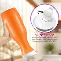 50oz 1500ml Carafe en plastique avec couvercles scellés Pichet à eau glacée en plastique de qualité alimentaire pour le stockage du réfrigérateur
