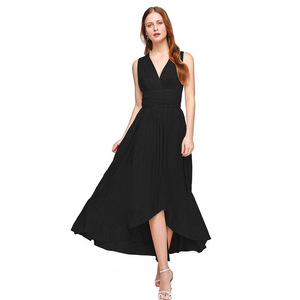 <span class=keywords><strong>Vestido</strong></span> largo sexi con abertura en la espalda, <span class=keywords><strong>vestido</strong></span> largo <span class=keywords><strong>cruzado</strong></span> - Product Image 5
