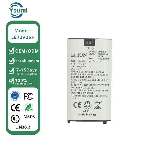 Bateria Replacement LB74V22H Battery for Newland SP60 Spire SPG7 POS Terminal 7.2V 2200mAh