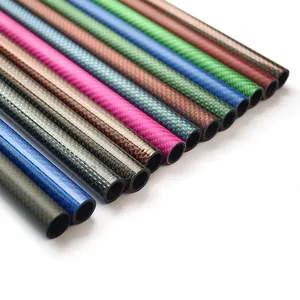 Barre creuse en fibre de carbone teintée, durable et prête <span class=keywords><strong>à</strong></span> l'emploi, avec structure anti-éclatement pour la robotique de conception. - Product Image 4