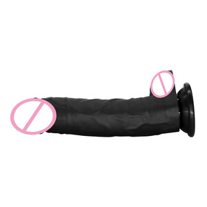 Pene Artificial de silicona líquida, juguetes de masturbación femenina, consolador negro realista enorme, consolador Suave Gigante fino para mujer - Product Image 4