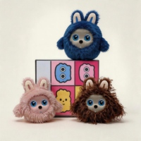 RG-AI-K01 Mini Robot Lapin en Peluche Intelligent Jouet Électronique pour Cadeaux de Fêtes