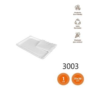 Disposable Paper Tray 31x38 Cm Eco Friendly Recyclable Party Supply - Product Image 3