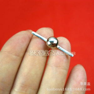 Rivet rond à deux pointes 8x16mm en acier laminé à froid argenté pour sacs et accessoires DIY - Product Image 4