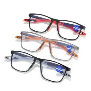 Lbashades 822 lunettes de lecture unisexes anti lumière bleue à la mode TR90 monture de sport monture optique lunettes de lecture