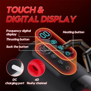 Kustom Pabrik mainan seks Masturbator elektrik baru Stroker pria cangkir masturbasi vagina saku mainan seks kereta Penis untuk pria - Product Image 4