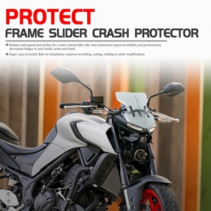 Parabrisas de motocicleta, Deflector de viento con soporte para <span class=keywords><strong>Yamaha</strong></span> <span class=keywords><strong>MT</strong></span>-<span class=keywords><strong>03</strong></span> MT03 <span class=keywords><strong>2020</strong></span> 2021 <span class=keywords><strong>MT</strong></span> <span class=keywords><strong>03</strong></span> - Product Image 4
