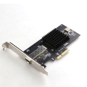 อะแดปเตอร์เครือข่ายเซิร์ฟเวอร์แบบมีสายภายใน 1 พอร์ต 10G Open SFP PCIe X4 การ์ด Intel 82599EN TXA309 สำหรับ <span class=keywords><strong>Windows</strong></span> 10/11 มีสินค้าในสต็อก - Product Image 1