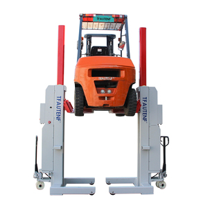 TFAUTENF <span class=keywords><strong>CE</strong></span> 15T 전기 잠금 해제 배터리 무선 유압 2 포스트 트럭 리프트 지게차 용 모바일 칼럼 카 리프트 - Product Image 5