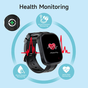 Montre connectée Android 4G GPS avec fonction SOS, moniteur de fréquence cardiaque, caméra HD étanche IP67, écran tactile LCD et compatible SIM - Product Image 6