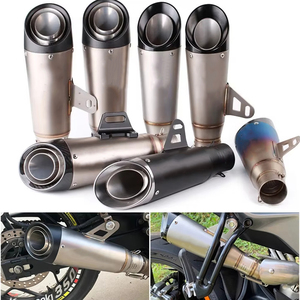 Tubo de Escape para Motocicleta de 51 mm, Silenciador SC, Z250 <span class=keywords><strong>Z300</strong></span> Z400 ZX10 MT0709 R25 R3 R6 para Kawasaki Ninja <span class=keywords><strong>Honda</strong></span> Yamaha /3 Capas - Product Image 4