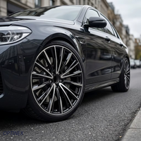 Jantes forgées sur mesure, finition usinée, 17, 18, 19, 20, 21, 22 pouces, 5x112, 5x114.3, 5x120, 5x127, 5x130 pour berlines de luxe BMW, Audi, EV, Tesla