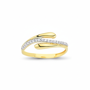 Anillo de boda de diseño artístico de oro de pureza sólida de 14K para mujer, anillo de ceremonia de boda de joyería de último diseño - Product Image 2