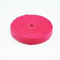 Lot de 3 rouleaux de sangle élastique pliante en satin couleurs assorties (Menthe, Gris, Bleu, Rose) pour lingerie et vêtements
