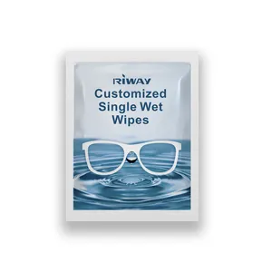 Alcohol Free Individually Wrapped Mobile Cell Phone Screen lint free Anti-fog Wipes for lens glasses Cleaning