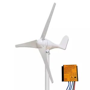 Kit de mini generador de viento para el hogar, turbina aerogeneradora de 400W, 12V, 24V, con controlador MPPT, gran oferta