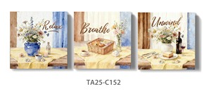 Stampa d'Arte Classica su Tela: Stile Barocco con Signora <span class=keywords><strong>in</strong></span> Abito Dorato, Scena d'Interni per Soggiorno - Product Image 4