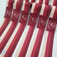 Bande élastique tissée jacquard 38 mm de bonne qualité, douce, personnalisée, imprimée par transfert thermique, pour vêtements, vente chaude, pour boxer
