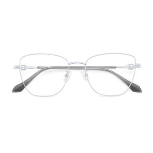 Monture de lunettes œil-de-chat B Brand en alliage, monture complète, verres interchangeables, unisexe, verres en résine, origine Danyang - Product Image 2