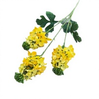 Tiges de fleurs artificielles en soie de jacinthe pagode européennes faites à la main de 80 cm pour décoration florale de plafond d'événements et mariages