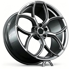 Nuovi Cerchi in Lega di Alluminio Forgiato T6061 20mm <span class=keywords><strong>Grigio</strong></span> Canna di Fucile Opaco Multirazza 18-21 Pollici 5x114.3 5x120 Compatibili con Audi e <span class=keywords><strong>Alfa</strong></span> <span class=keywords><strong>Romeo</strong></span> - Product Image 1
