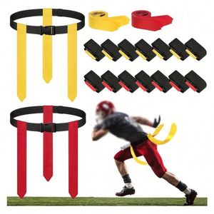 เข็มขัดฟุตบอลราคาประหยัด ออกแบบเองได้ พิมพ์สีเต็มรูปแบบ ปรับขนาดได้ พร้อมธงโฆษณาแบบเข็มขัดสำหรับอุปกรณ์ฝึกซ้อม - Product Image 1