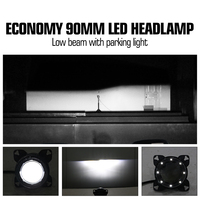 Phare LED rond avec faisceau de croisement 90 mm 3,5 pouces Phare LED pour Massey Ferguson 5608 5609 5610