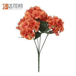 Großhandel Seide künstliche gefälschte Blume Hortensie 35cm Hochzeits blumen