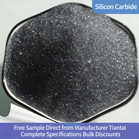 Vente à bas prix de poudre de carbure de silicium noir pour le sablage à haute dureté et l'élimination de la rouille