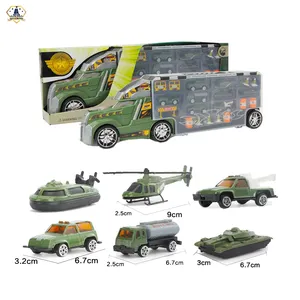 High quality army die-cast toy car set models military vehicle toys set for baby