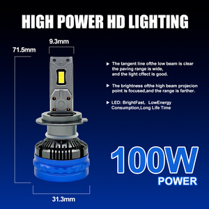 L100 <span class=keywords><strong>Carolyn</strong></span> 9005 Led faro bombilla Canbus faro luz LED 200W HB3 9005 faros led 360 Canbus LED impermeable - Product Image 5