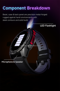 Reloj Inteligente F8Pro para Hombre y Mujer, Caja de Aluminio, Linterna LED, Pantalla AMOLED de 1.43'', Batería 530, Llamadas, Frecuencia Cardíaca, Análisis del Sueño, Relojes Deportivos - Product Image 5