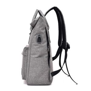 Commercio all'ingrosso logo personalizzato a buon mercato roll top sport sacchetto di <span class=keywords><strong>scuola</strong></span> dello zaino del computer portatile zaino - Product Image 2