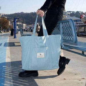 Sacs fourre-tout en toile personnalisés pour femmes, grande capacité, couleurs vives, promotionnels 2023, pour le travail et les voyages - Product Image 4