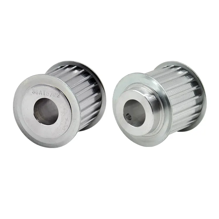 INTECH aluminium synchronous OEM 25 mm timing pulley AT5 22T untuk mengemudi motor