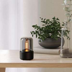 Ultrasonic Air Humidifier <b>Essential</b> <b>Oil</b> <b>Diffuser</b> Candle Aroma <b>Diffusers</b> for Room Hotel Comfortable Relaxing Aroma Experience - Product Image 2