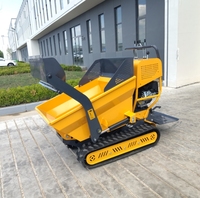 Allrad-Geländedumper mit 500 kg Tragkraft, Hydraulischer Kippmechanismus, Mini-Transportfahrzeug für Landwirtschaft und Bauwesen