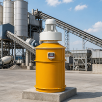 Silo-Staubabscheider Beutelfilter mit Druckluftreinigung für Zementsilos und Betonmischanlagen 24m2