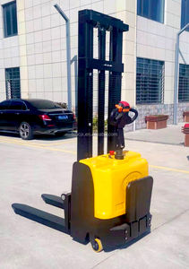 מפעל-מחיר ישיר מחסן euippment stacker 1 טון 1.5 טון לעמוד על מלגזה חשמלי עם 3 מ 4 מ '5m גובה 6 מ' גובה - Product Image 6