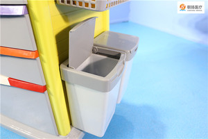 Med Instrument Trolley Chirurgische Dressing Trolley Noodkarren Voor Behandeling - Product Image 6