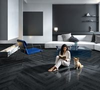 SPC Vinyl-Bodenbelag 4mm 8mm Dicke Wasserdicht Kratzfest Innenbodenbelag für Hausrenovierung