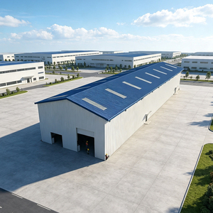 Edificio de Almacenamiento Modular de Acero de Estructura Transparente para Parque Logístico, Montaje Rápido, Almacén de Carga Metálico Resistente a la Intemperie - Product Image 1