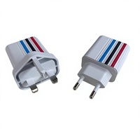 Tête de chargeur numérique 40W GaN à double port certifiée 3C en ABS avec impression numérique pour iPhone 15, iPad et téléphones mobiles - Personnalisable