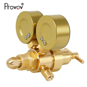 Válvula de Cilindro de <span class=keywords><strong>Gas</strong></span> CGA580 para Soldadura TIG MIG de Latón, CO2, Argón, Regulador de Presión de <span class=keywords><strong>Gas</strong></span> de 4000 psi con Medidor de Flujo de 20CFH 30CFH - Product Image 3