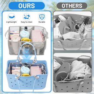 <b>Beach</b> <b>Bag</b> Organizer Insert for X-Large Bogg <b>Bag</b> <b>Lightweight</b> Mesh Divider Pouch Compatible with Original XL Rubber Tote Inner <b>Bag</b> - Product Image 5