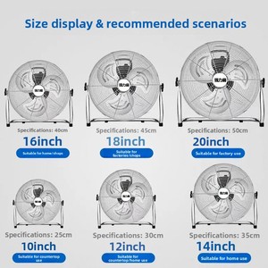 Quạt công nghiệp, Quạt sàn công suất cao, Quạt sàn, quạt điện gia dụng, quạt điện thương mại mạnh mẽ, Quạt sàn - Product Image 2