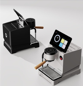 Cafetera Espresso de Acero Inoxidable, Diseño Italiano, de un Solo Grupo, Automática, con Pantalla Táctil, 24 Tazas, Carcasa de Hierro, para Uso Doméstico en EE. UU. - Product Image 2