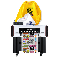 Locor-impresora de tamaño pequeño XP600 head A3, camisetas de 30cm, máquina de impresión DTF
