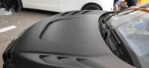 Cofano in Fibra di Carbonio con Presa d'Aria per <span class=keywords><strong>Honda</strong></span> <span class=keywords><strong>Civic</strong></span> 9a Generazione (2012-2015) |   Sostituzione Cofano Anteriore Stile V |   Adattamento Stile OEM - Product Image 5