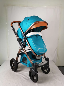 Xe đẩy em bé cao cấp Purorigin Luxury 4 trong 1, có thể gấp gọn, tầm nhìn cao, kèm ghế ô tô và hộp đựng đồ cho xe đẩy - Product Image 3